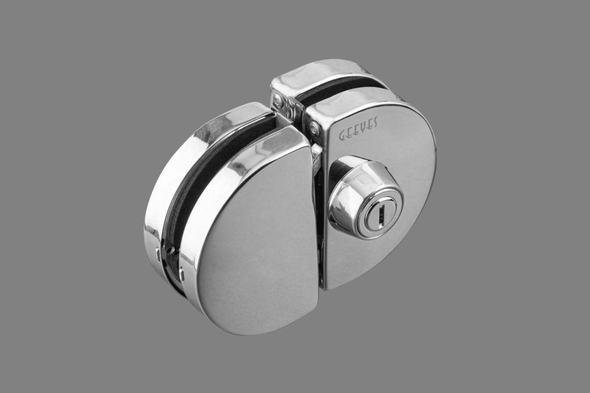 round type glass lock