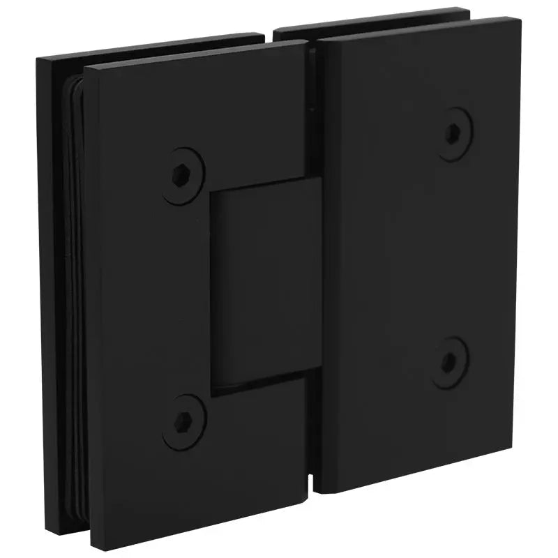 glass to glass hinges black colour