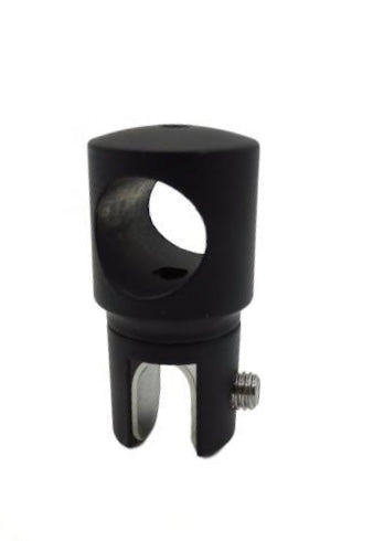 glass to pipe connector black colour