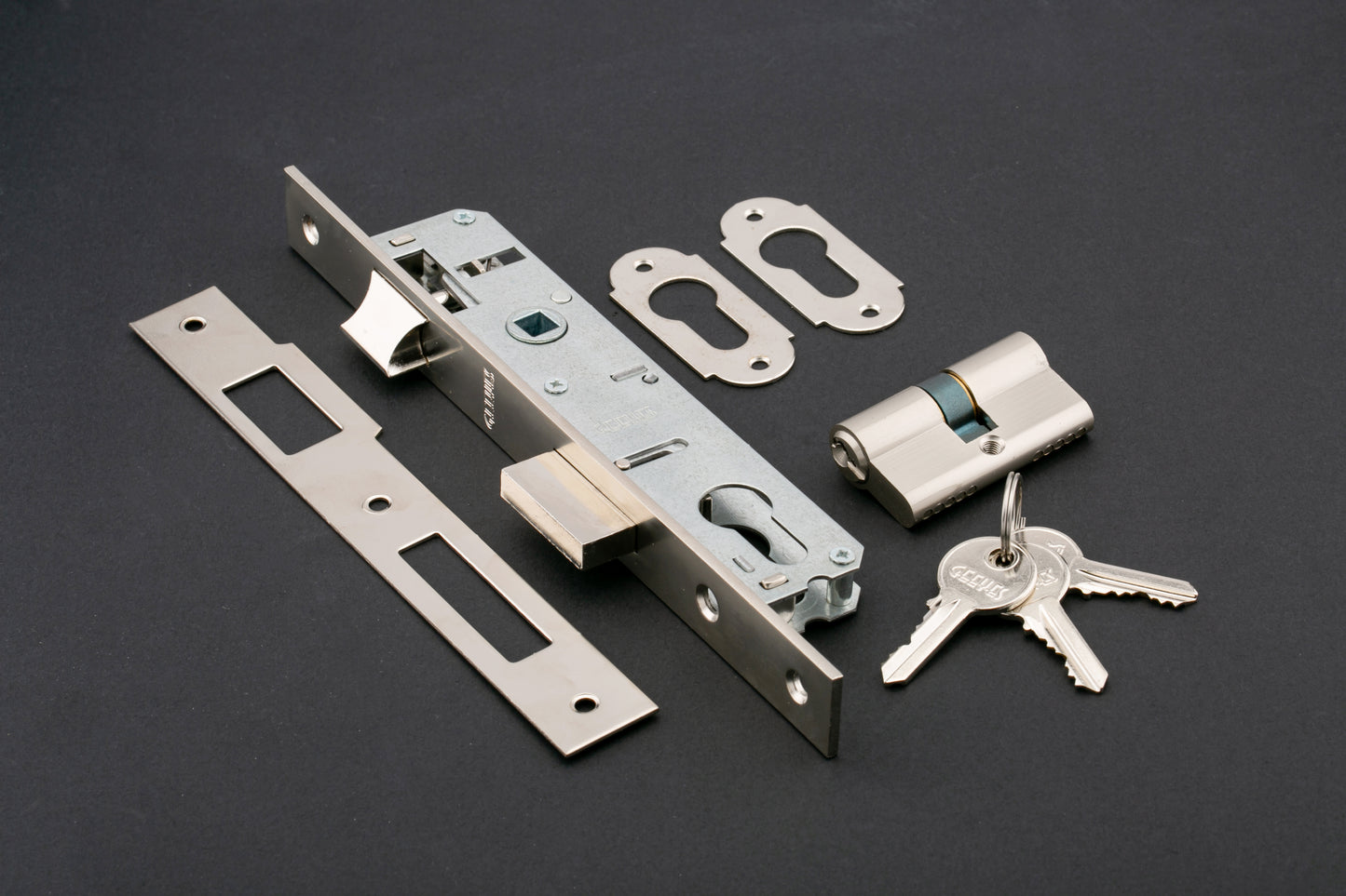 Aluminium Lock Body with Cylinder Latch Type