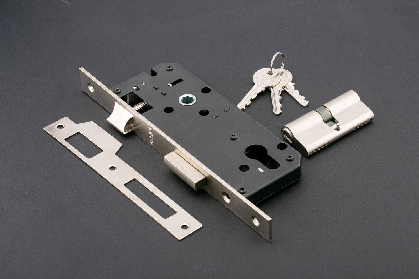 Aluminium Lock Body with Cylinder Latch Type