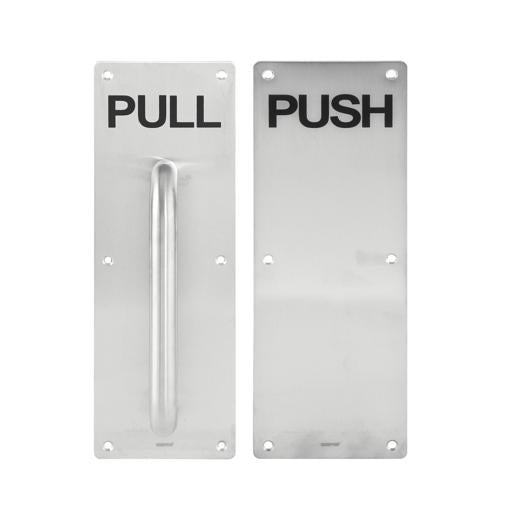 stainless steel push and pull plate for exit/entry doors