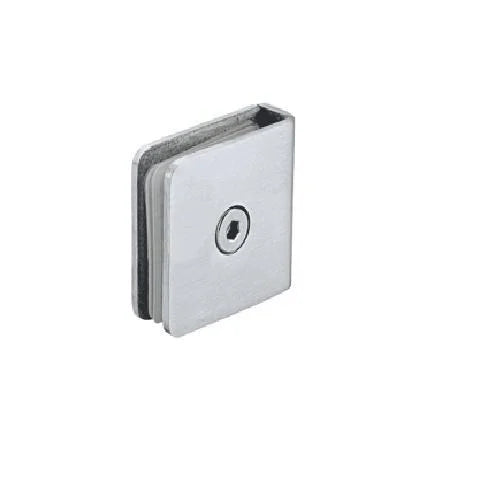 stainless steel wall to glass connector square shape